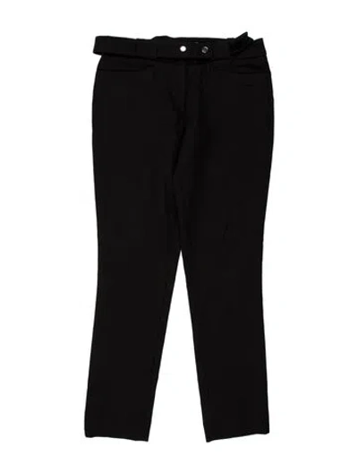 Pre-owned Ba&sh Straight Leg Pants In Black