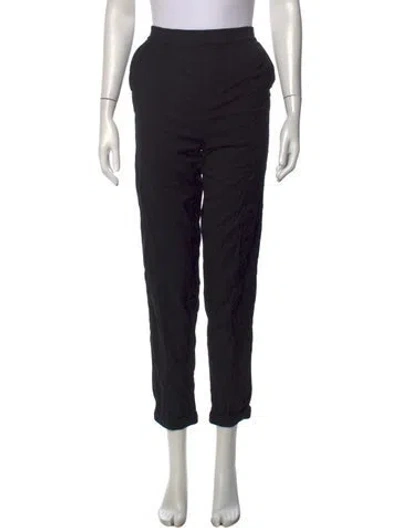Pre-owned Ba&sh Straight Leg Pants In Black