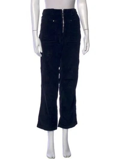 Pre-owned Ba&sh Straight Leg Pants In Blue
