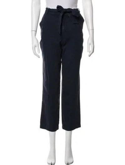Pre-owned Ba&sh Straight Leg Pants In Blue