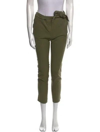 Pre-owned Ba&sh Straight Leg Pants In Green