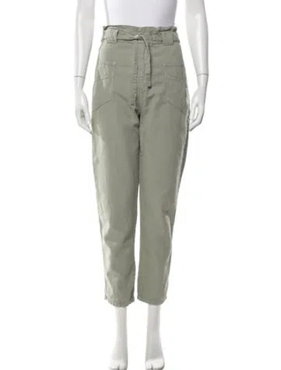 Pre-owned Ba&sh Straight Leg Pants In Green