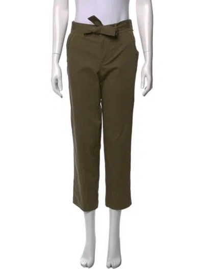 Pre-owned Ba&sh Straight Leg Pants In Green