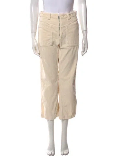 Pre-owned Ba&sh Straight Leg Pants In Neutral