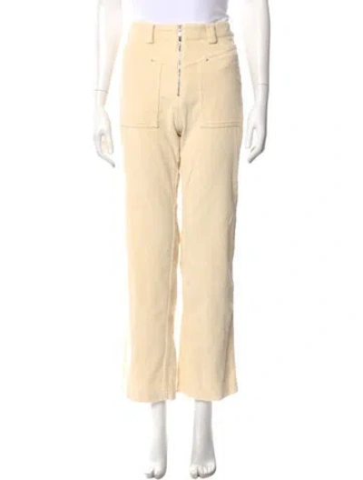 Pre-owned Ba&sh Straight Leg Pants In Neutral