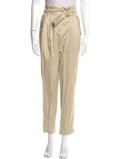 Pre-owned Ba&sh Straight Leg Pants In Neutral