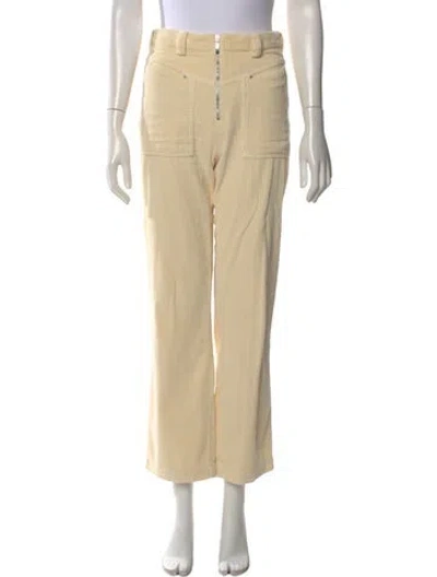 Pre-owned Ba&sh Straight Leg Pants In Neutral