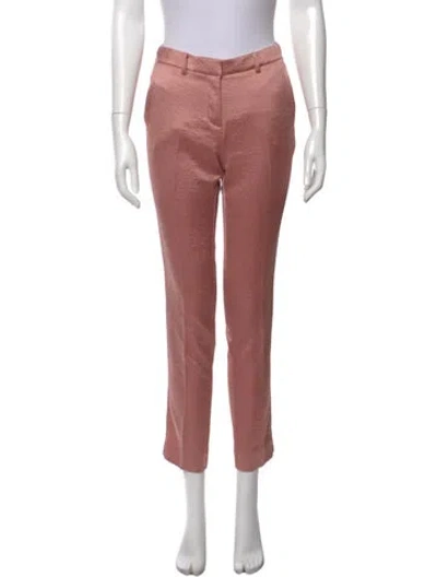 Pre-owned Ba&sh Straight Leg Pants In Pink