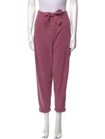 Pre-owned Ba&sh Straight Leg Pants In Pink