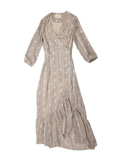 Pre-owned Ba&sh Strapless Long Dress W/ Tags In Multi