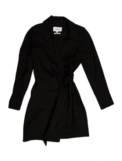 Pre-owned Ba&sh Strapless Mini Dress In Black