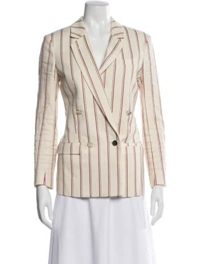 Pre-owned Ba&sh Striped Blazer In Neutral