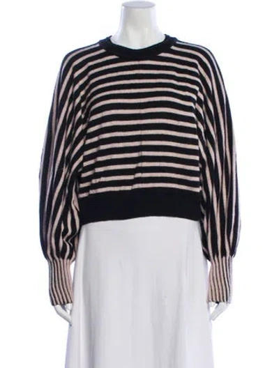 Pre-owned Ba&sh Striped Crew Neck Sweater In Multi