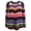 Ba&sh Ba & Sh Striped Knit Sweater In Multicolor Cotton