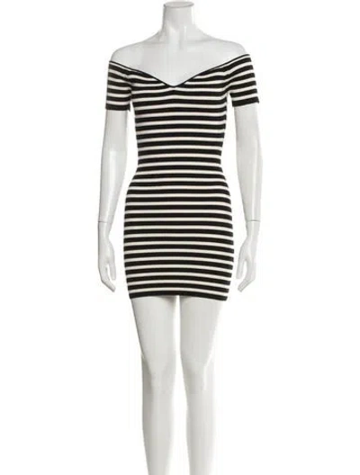 Pre-owned Ba&sh Striped Mini Dress W/ Tags In Multi