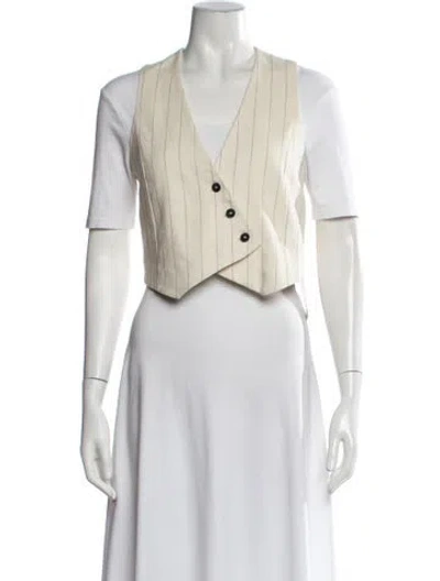 Pre-owned Ba&sh Striped Vest In Neutrals
