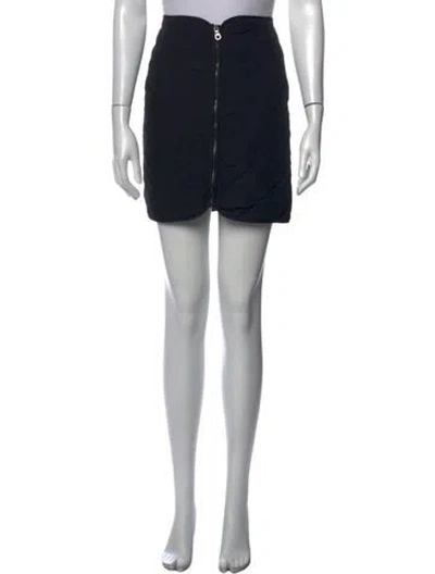 Pre-owned Ba&sh Studded Accents Mini Skirt In Black