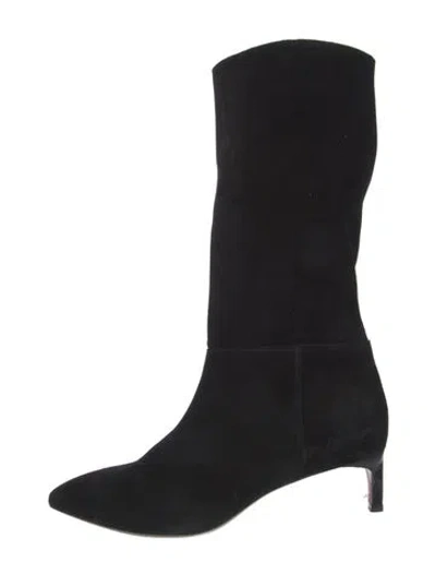 Pre-owned Ba&sh Suede Boots In Black