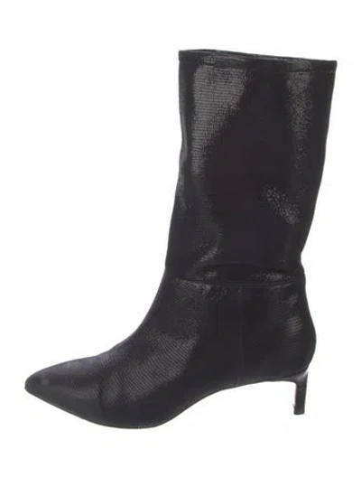 Pre-owned Ba&sh Suede Boots In Blue