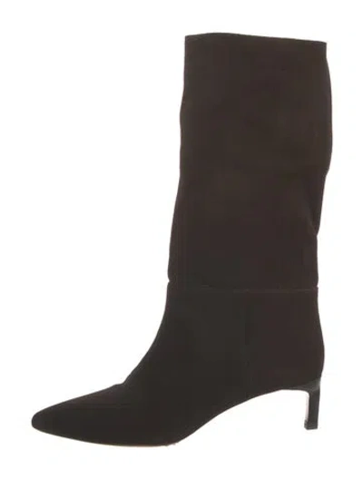 Pre-owned Ba&sh Suede Boots In Brown