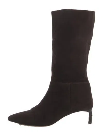 Pre-owned Ba&sh Suede Boots In Brown