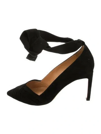 Pre-owned Ba&sh Suede Pumps In Black