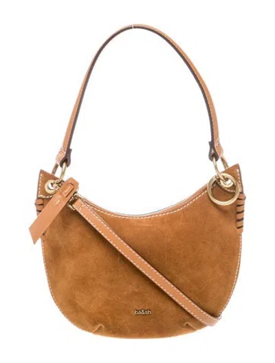 Pre-owned Ba&sh Suede Shoulder Bag In Brown