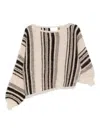 Ba&sh Suela Striped-pattern Sweater In Multi