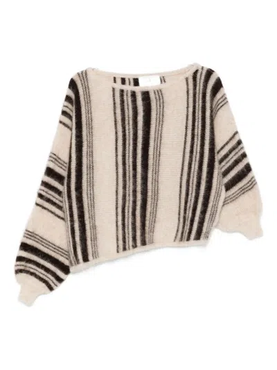 Ba&sh Suela Striped-pattern Sweater In Multi