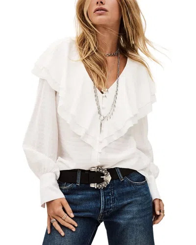 Ba&sh Sunya Blouse In White
