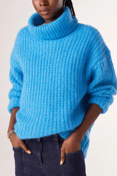Ba&sh Sweater Bero For Woman In Blue