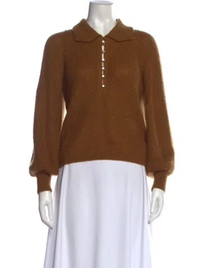 Pre-owned Ba&sh Sweater In Brown