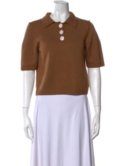 Pre-owned Ba&sh Sweater In Brown