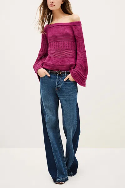 Ba&sh Sweater Daxie For Woman In Pink