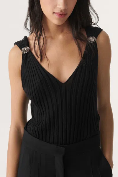 Ba&sh Sweater Paros For Woman In Black