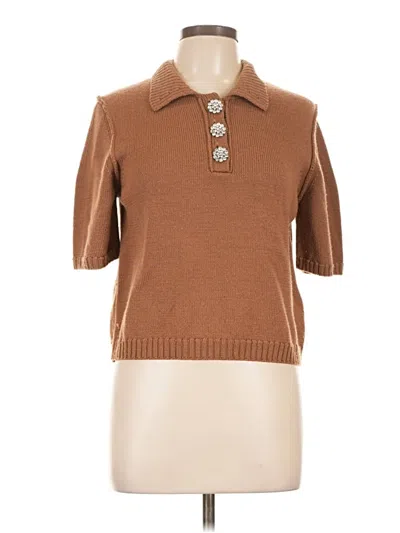 Pre-owned Ba&sh Sweater Vest In Brown