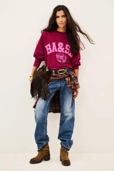 Ba&sh Sweatshirt Benjamin For Woman In Pink