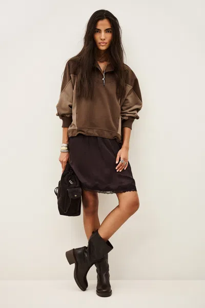 Ba&sh Sweatshirt Jessy For Woman In Chocolate