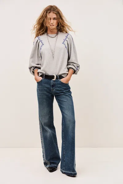 Ba&sh Sweatshirt Mesta For Woman In Gray