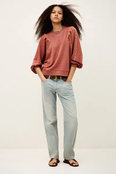 Ba&sh Sweatshirt Mesta For Woman In Pink