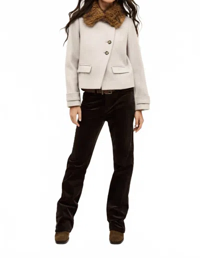 Ba&sh Terry Coat In Ecru In Beige