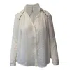 Ba&sh Ba & Sh Textured Blouse In White Polyester In White