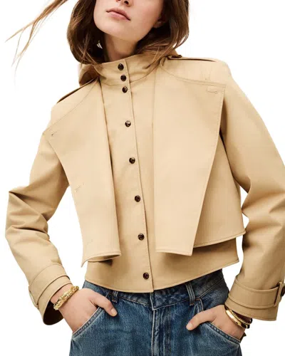 Ba&sh Thym Trench Coat In Brown