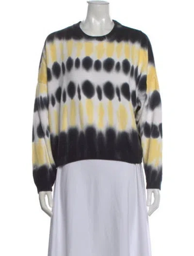 Pre-owned Ba&sh Tie-dye Print Crew Neck Sweatshirt In Multi