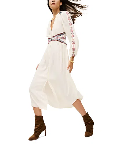 Ba&sh Ba & Sh Tina Robe Dress In White