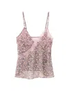 Ba&sh Tizy Lace-trimmed Floral-print Camisole Top In Multi
