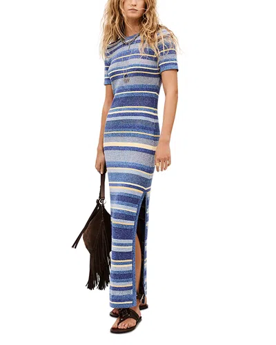 Ba&sh Tonnie Dress Multico In Blue