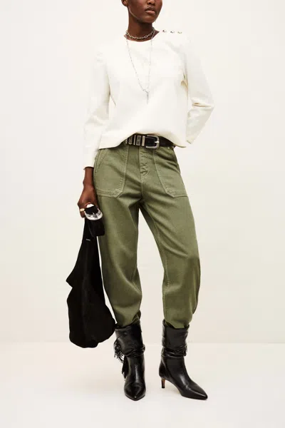 Ba&sh Top Marvy For Woman In Burgundy