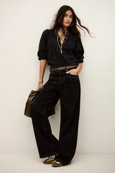 Ba&sh Top Mio For Woman In Black