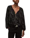 Ba&sh Ba & Sh Torny Embellished Blouse In Black